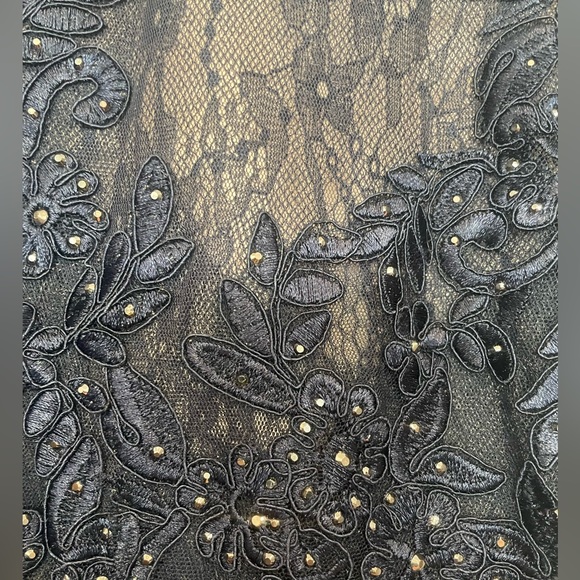 Melanie Lyne Embellished & Embroidered Lace Gown - Picture 7 of 8